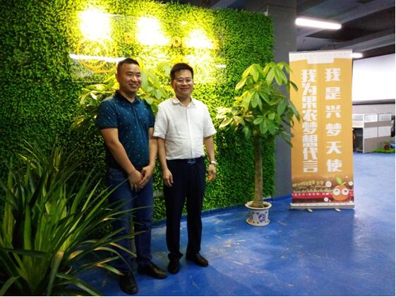 尹少中一行考察怀化武陵山电商产业园