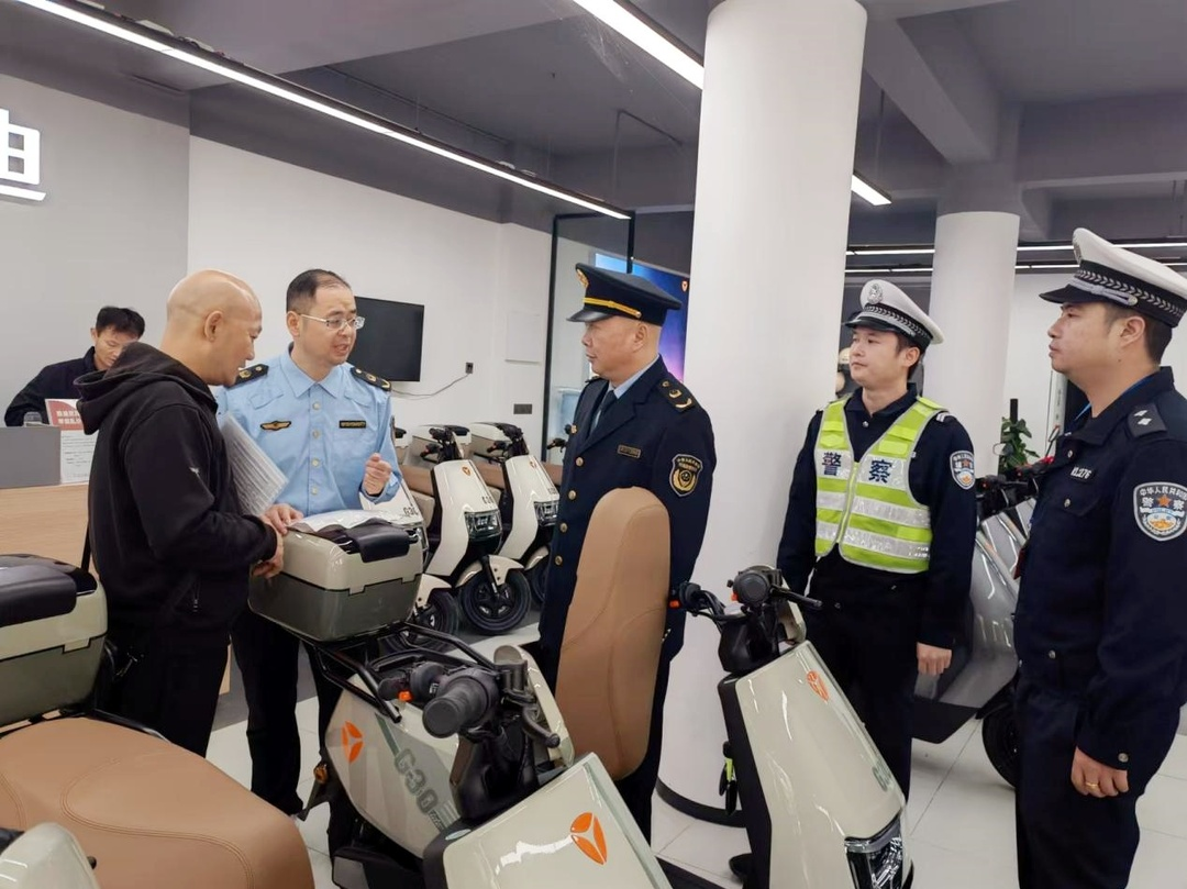 芷江开展“两电”安全非法改装联合整治